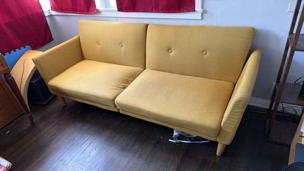 Mid modern fold down couch