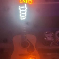 Guitar Neon Sign