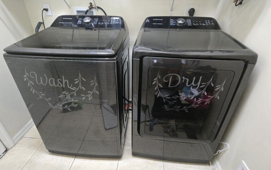 Samsung Washer and Dryer