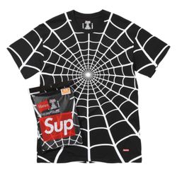 supreme spiderman tshirt