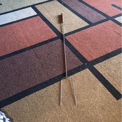 41” BBQ Skewer  With Wooden Handle Great For Hot Dogs Marshmallows   Never Used  