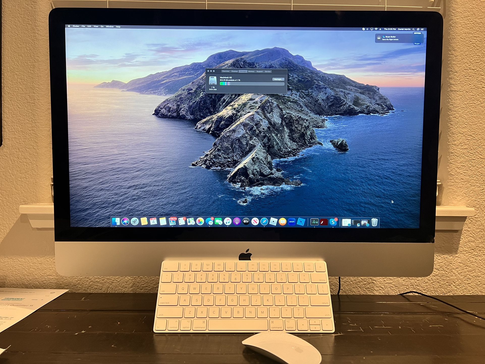 IMAC 27 late 2013 model W/ Wireless keypad And mouse