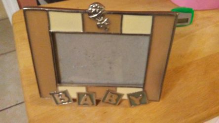 Metal Baby Picture Frame.