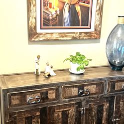 Old Hacienda Entryway Table, Accent Piece, Console Table