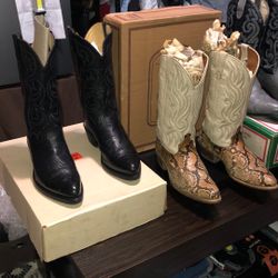 Cowboy Steel Toe Boots (Make Offer)