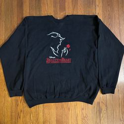 Vintage Disney beauty and the beast broadway musical sweatshirt
