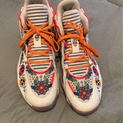 Damian Lillard Day Of The Dead On Court Basketball Shoes