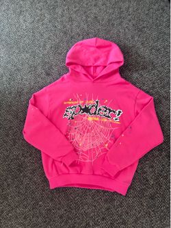 SP5DER punk v2 hoodie pink size medium