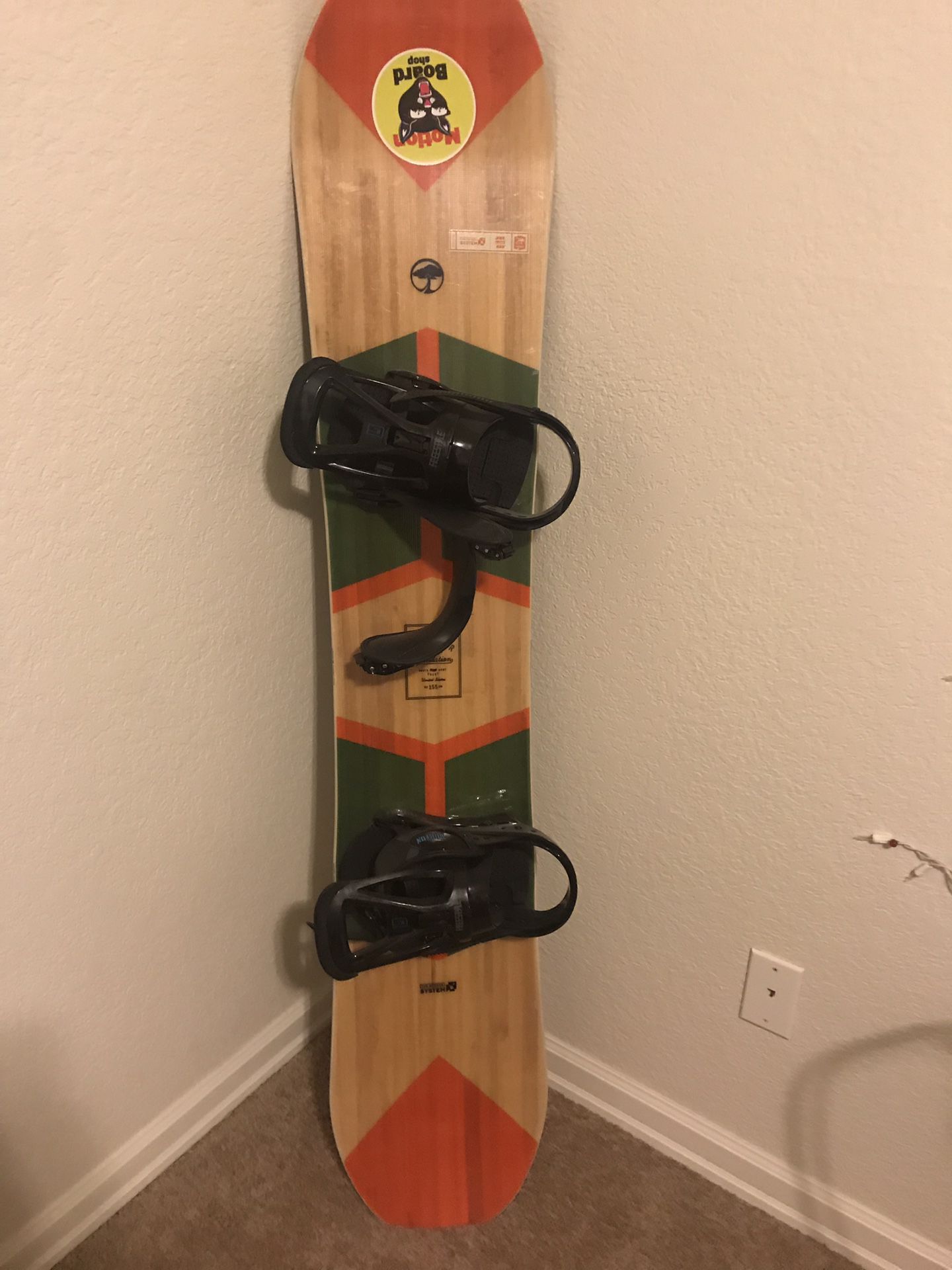 Snowboarding equipment sets