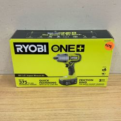RYOBI PCL266K1  18V 1/2” IMPACT WRENCH.