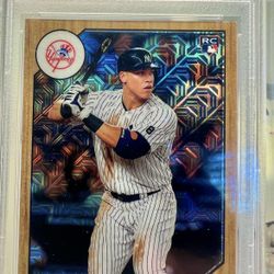 Aaron Judge 2017 Rookie Yankees Topps Silver Pack PSA 9 Mint