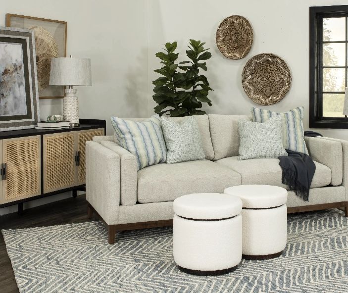 New Contemporary Grey Sofa 