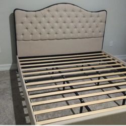 Queen Upholstered Bed Frame