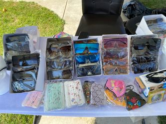 FACE MASKS, SHADES, EYELASHES