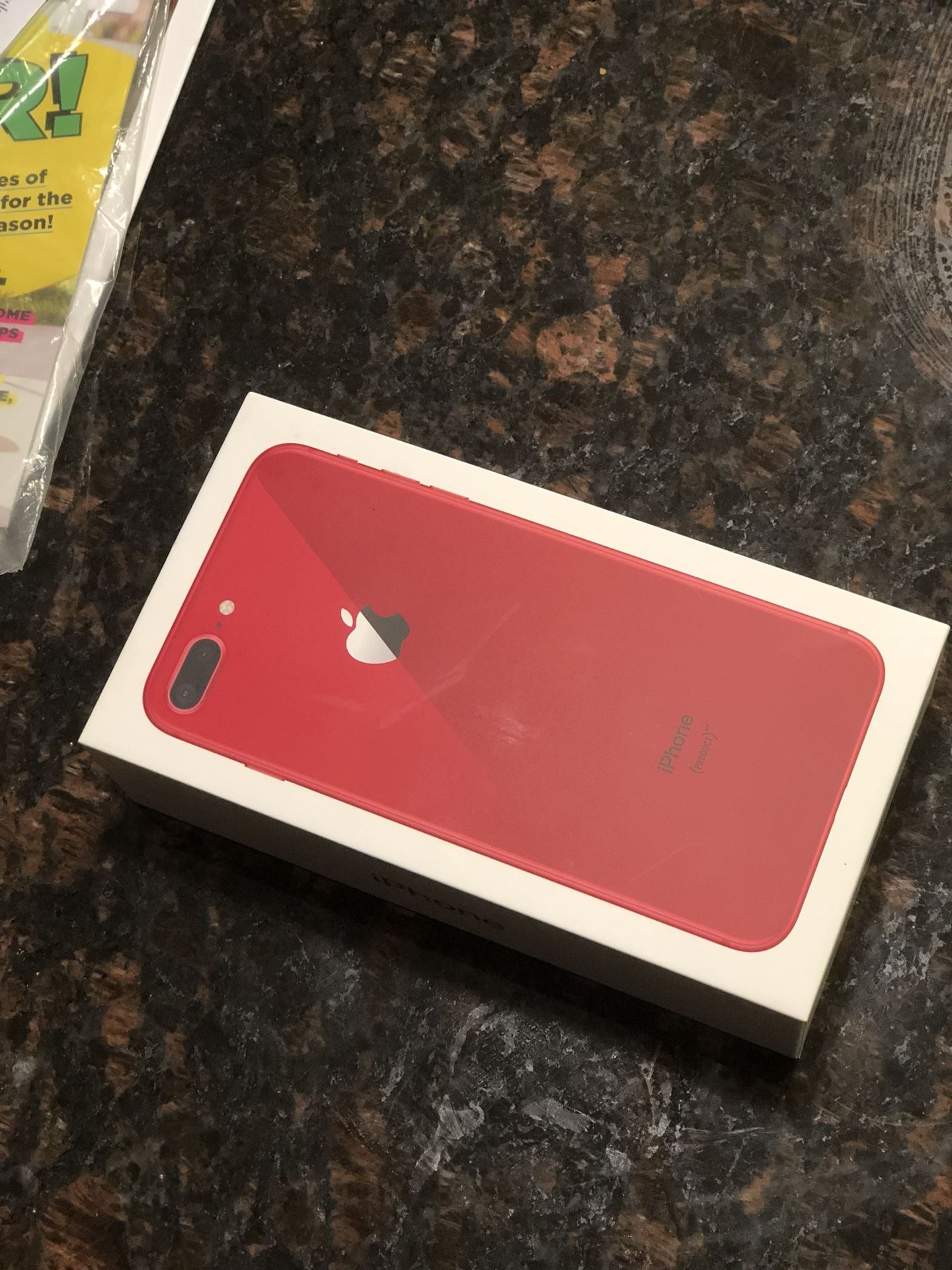 Red IPhone 8 Plus