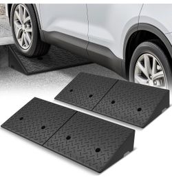 Auto Dynasty 5.9” Rubber Curb Ramps – 2 Pack