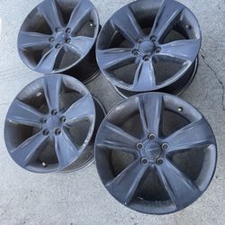4 — 18x7.5 5x115 5x4.5 Stock Dodge Charger Challenger Chrysler 300 Wheels Rims !