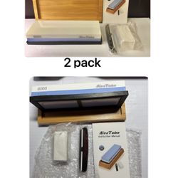 Knife Sharpening Stone 2 pack