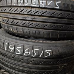 2 Tires 195.65.15 Sentury 99 % TREAD DOT 0925