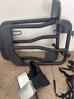 Jeep Wrangler Tube Doors + Cargo Net Set + Mirrors