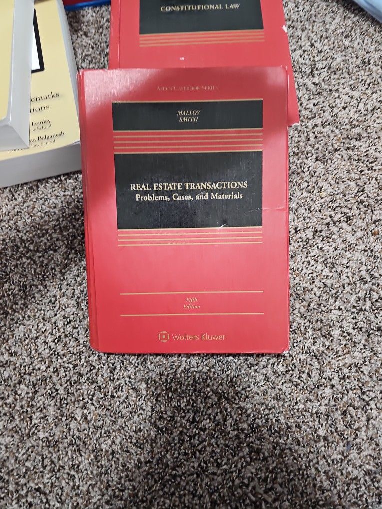 Real Estate Transactions Problems, Cases, And Materials 5th Edition