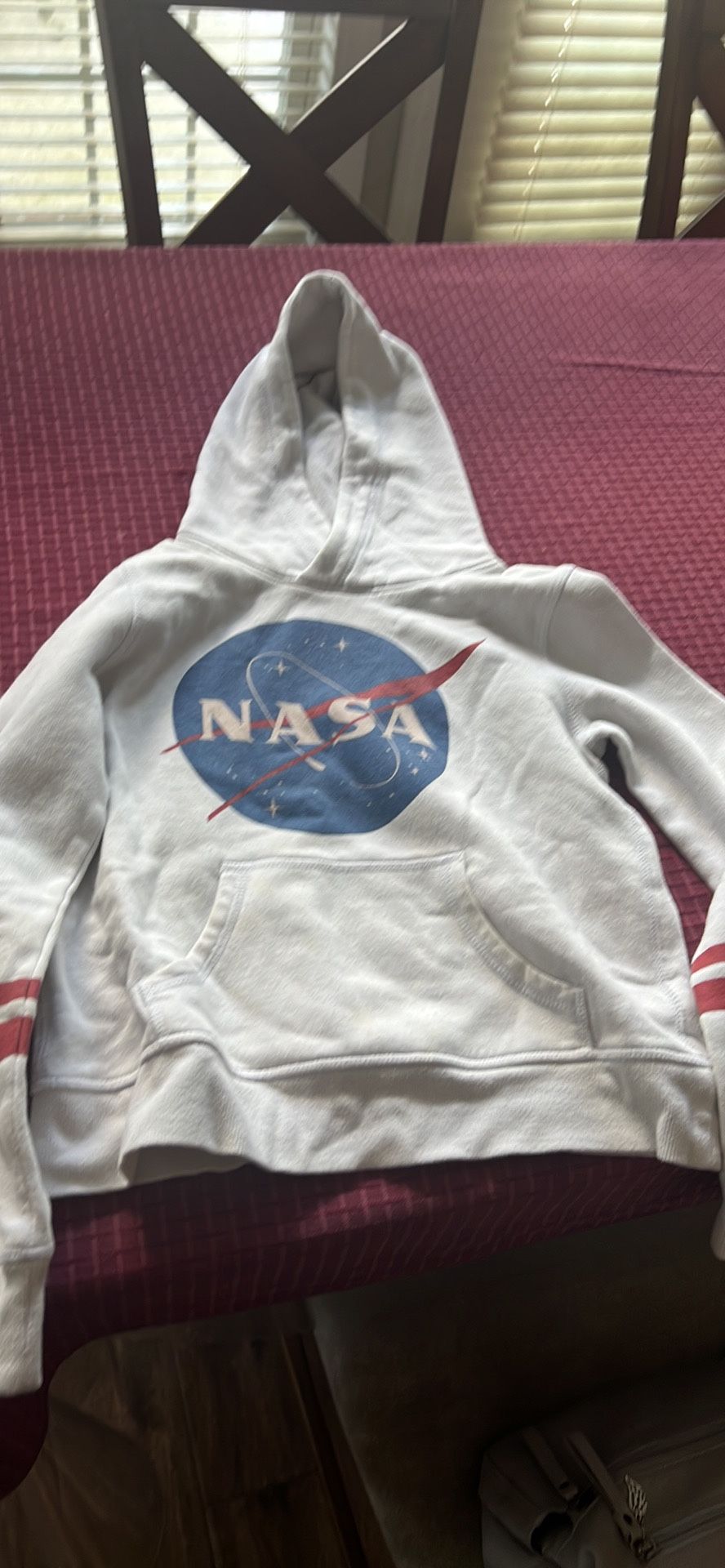 NASA Sweatshirt with pockets and Hood Size 10