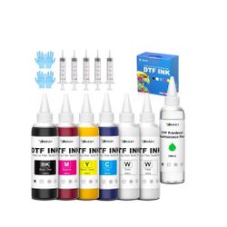 DTF Ink Refill Compatible Replacement for Epson ET-8550 ET-8500 XP-15000 L1800 L805 R1390 R2400 D570 Printers, Includes DTF Ink (200ML x 6) and Printh
