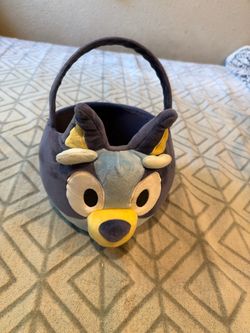 Bluey plush Halloween basket