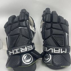 Maverick M5 Lacrosse Black Gloves Size Small 10”