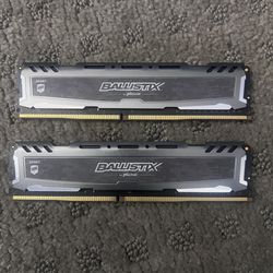 Crucial Ballistix 16GB (2x8GB) DDR4 3200MHz CL16 RAM 