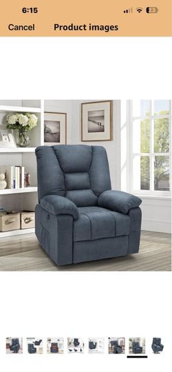 Esright Power Lift Recliner for Elderly, Electric Lift Chair with Heated Vibration Massage,Heavy Duty Electric Recliner with Side Pockets, USB Charge 