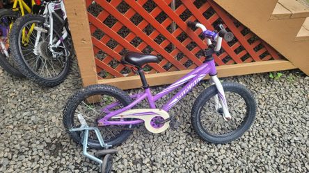 16" Used specialized bike with training wheels