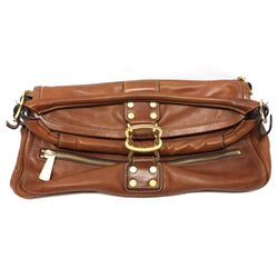 CESARE PACIOTTI Handbag, Shoulder Leather Medium Brown Women's Bag - ITALY NO Clothing Shoes Accessories Marc Jacobs Coach Prada Fendi Coccinelle MCM