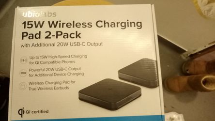 2-15W Wireless Charging Pad