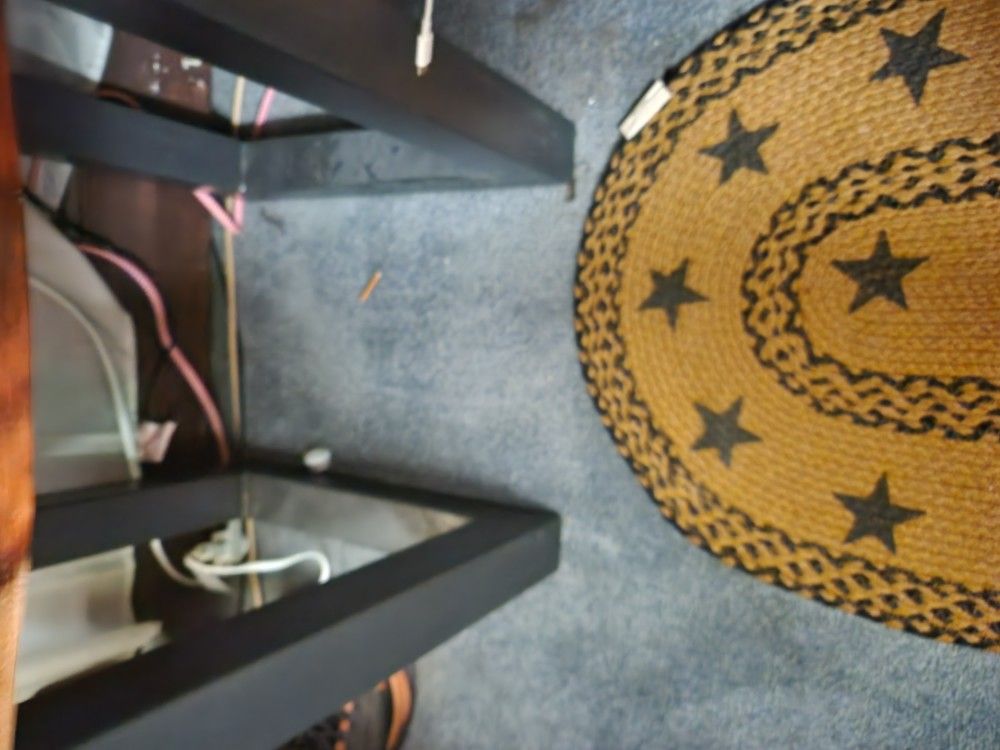 2 End Tables Oak Top