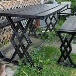 Table And Benches 