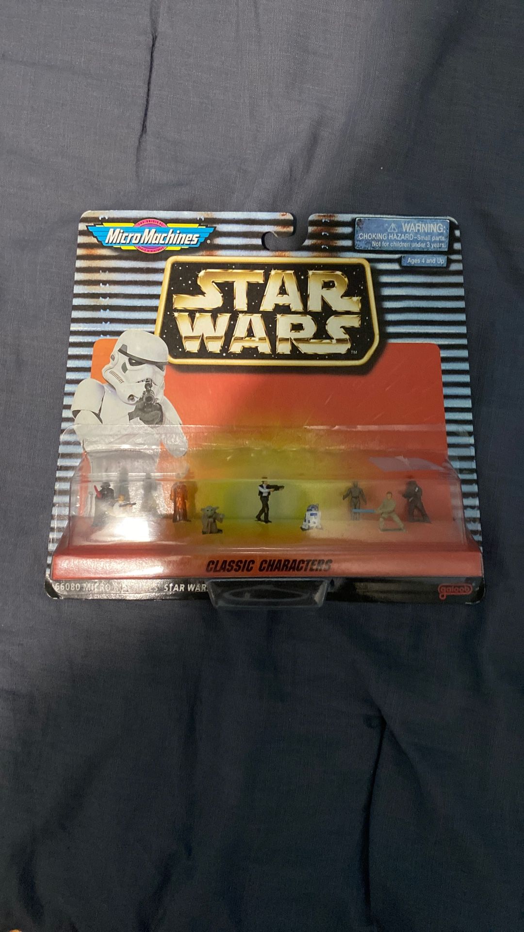 Set Of Two 1997 Vintage Micromachines Toy Classic StarWars Figure Pack,Starwars X-Wing Starfigther Die Cast Metal