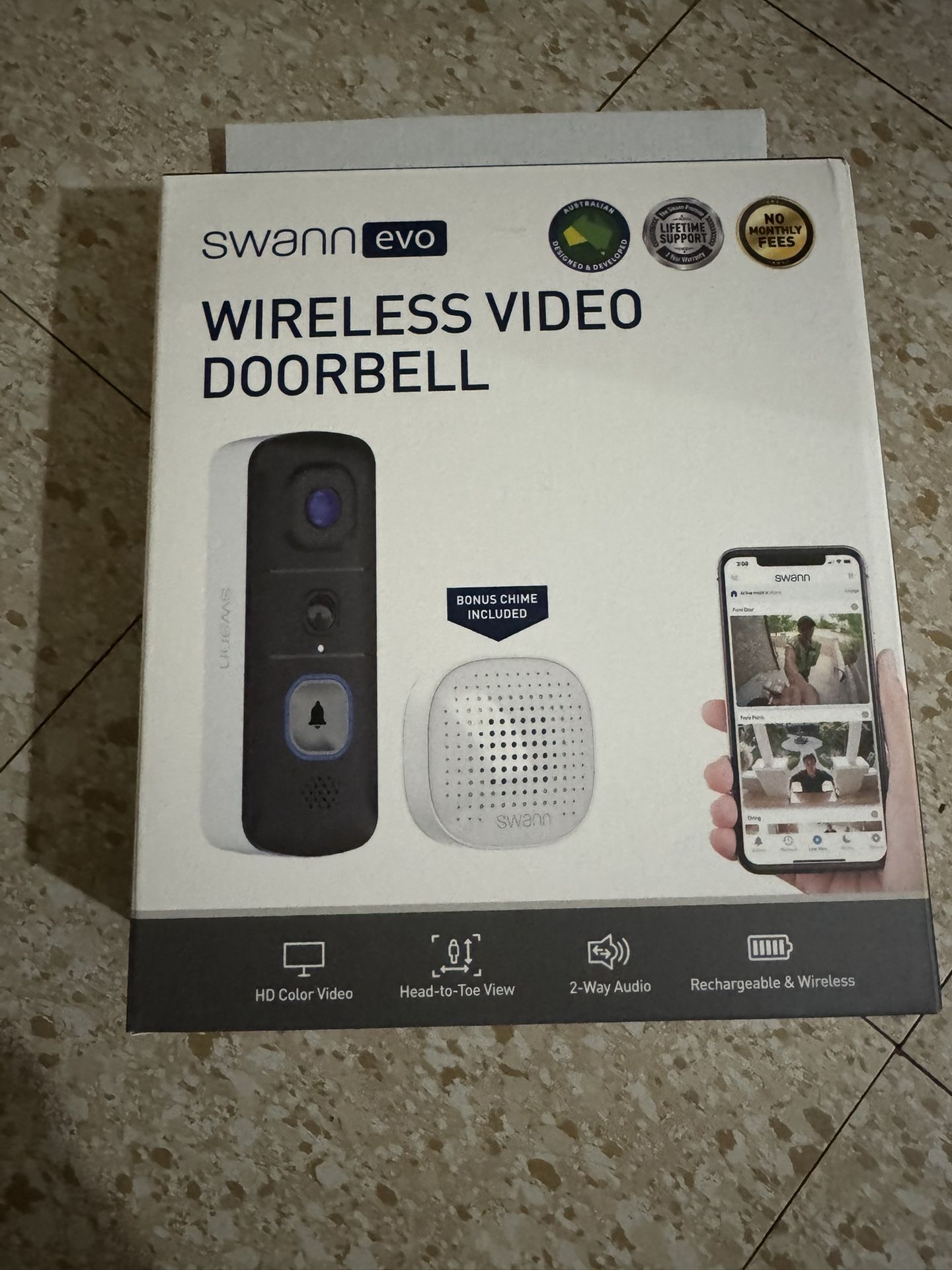 wireless video doorbell camera