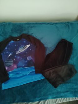 Glow in the dark Galaxy pajamas