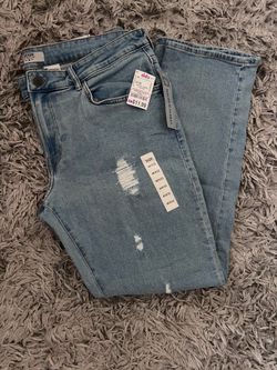 Denim gold jeans