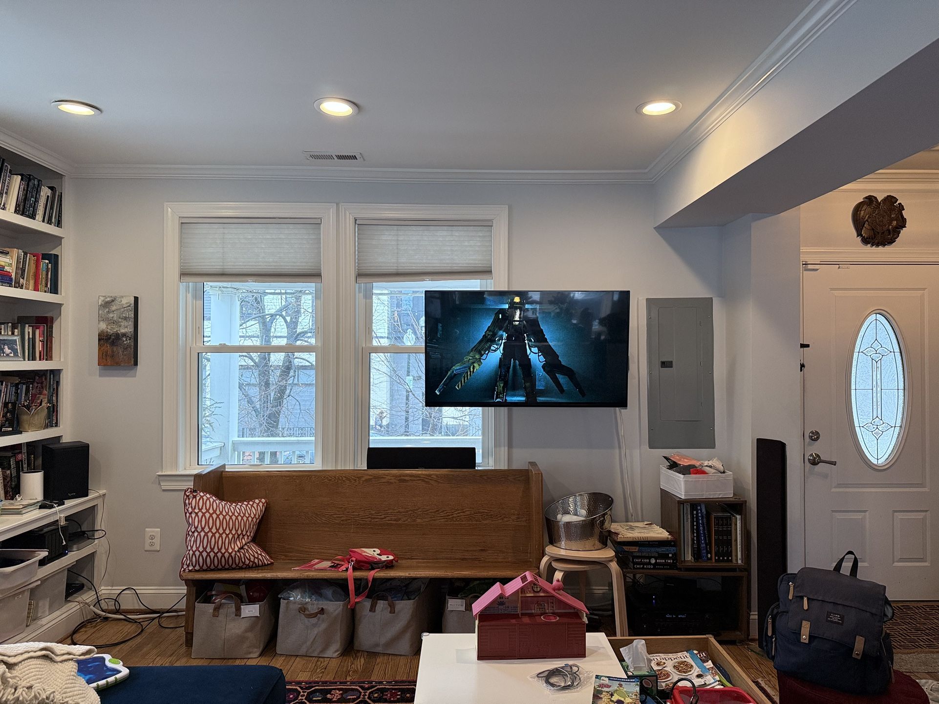 49" HD TV with Full-motion Wall Mount