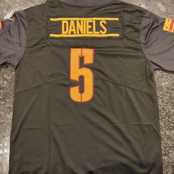 Washington Commananders #5 Daniels Adult Sizes Small Up To 3XL 