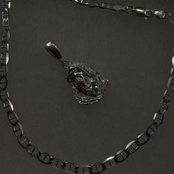 925 Silver Italy Bracelet And Pendant 