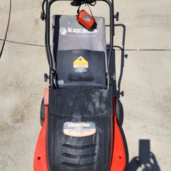 BLACK+DECKER cordless 24V lawn mower. 