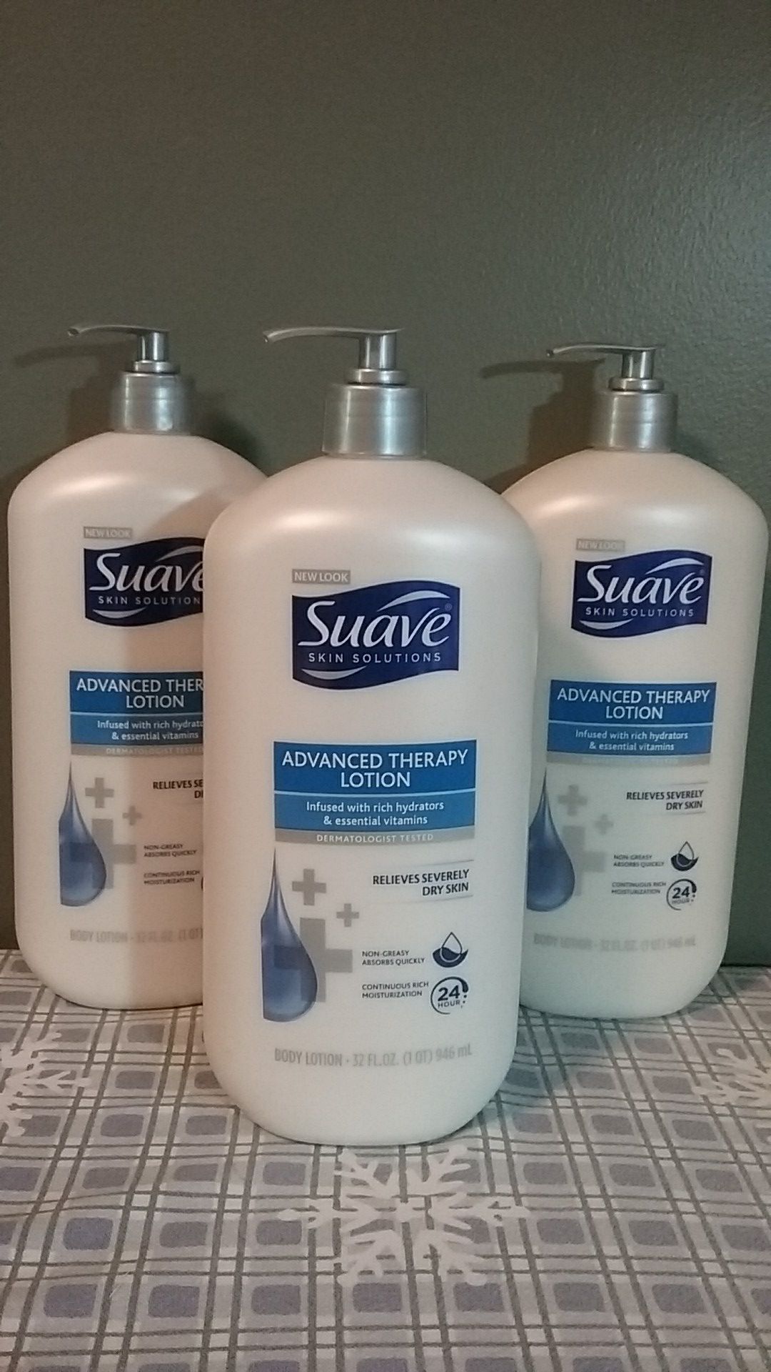 Suave advanced therapy lotion