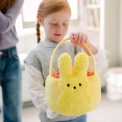 Animal Adventure Peeps Collectible Plush Basket Yellow


