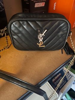 YSL  Bag Black Quilted Leather