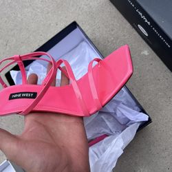 Nine West Women Pink High Heels Size 7