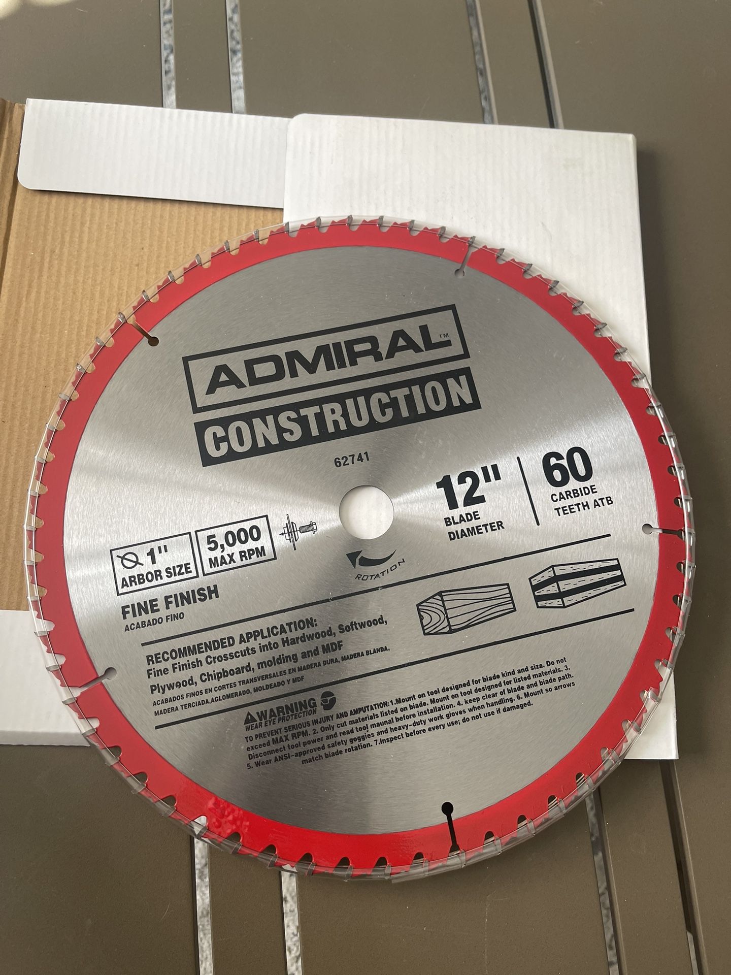 Admiral Construction Saw Blade