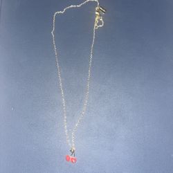 Cherry Coach necklace 